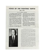 US Army 68th Tank Battalion 6th Armored Div Fighting Turtlemen Newslette... - $19.44 CAD