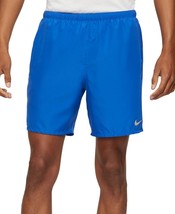 Nike Mens Activewear Challenger Brief Lined Running Shorts,Blue,Large - $44.55