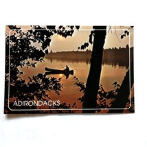 Canoeing in the Adirondacks Postcard Unposted 97726-B Park Fishing - £3.86 GBP