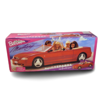 VINTAGE 1994 BARBIE RED EXPANDING MUSTANG CAR IN ORIGINAL BOX # 11929 - $84.55