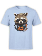 FANTUCCI Unisex Cool T-Shirts | Eat Trash T-Shirt | 100% Cotton - £18.10 GBP+