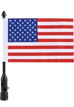 Motorcycle Flag Pole Rear Side Mount Luggage Rack for Honda Gold Wing Gl... - $368.88 MXN