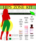 Womens Natural Hips Zone Kit for Stretch Marks Lightening Private Areas ... - £121.93 GBP
