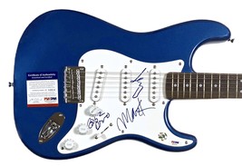 DEVO Autographed Hand SIGNED FENDER Electric GUITAR PSA/DNA Certified AU... - £719.41 GBP