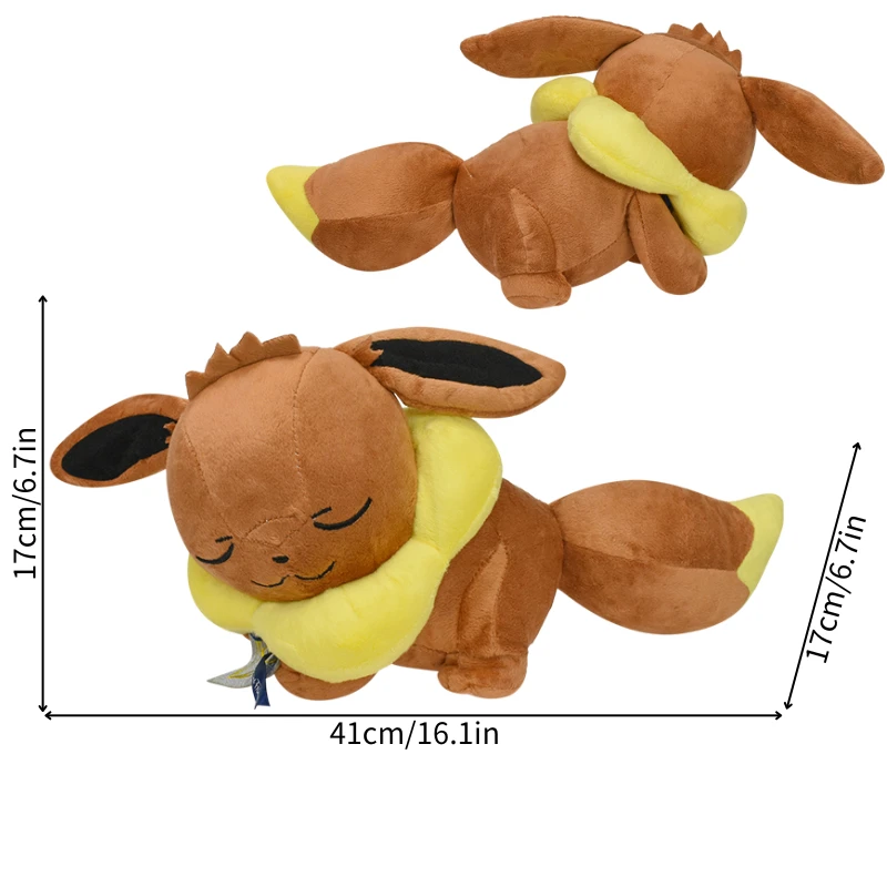 Eevee Huggable &amp; Cute! Pokemon Sleeping Cube Chikorita - $15.53