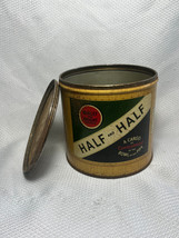 American Tobacco Co Half And Half For Pipe &amp;Cigarette Empty Large Tin Ca... - $29.95