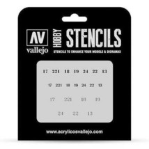 Vallejo Stencils AFV Markings - Numbers WWII - £14.42 GBP