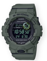 Casio Men&#39;s G-Shock GBD800UC-3 Digital Power Trainer Watch Green - $94.95