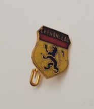 Chenonceau France Shield Crest Lapel Hat Souvenir Pin Tie Tack Travel Pi... - £15.41 GBP