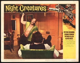 Night Creatures Complete 8 Lobby Card Set 1962-11&quot; x 14&quot;-Peter Cushing-Yvonne... - £186.45 GBP