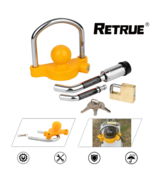 RETRUE Trailer Lock Set Tow &amp; Store Lock W/ Coupler Lock &amp; Dual Bent Pin... - $32.71