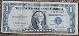 Series 1935 E One Dollar Blue Seal Silver Certificate No Motto. - $3.75