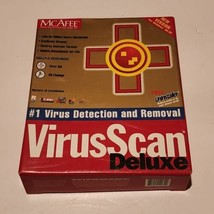 McAfee VirusScan Deluxe Vintage Software Windows 95 98 NT 3.x DOS OS/2 - $14.84