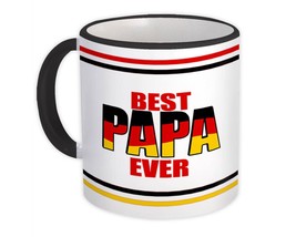 Best Papa Ever : Gift Mug Germany Flag German Deutsch Grandfather Grandpa Dad - £12.70 GBP
