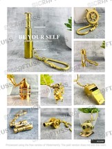 Nautical Solid Brass Keychains Keyrings Collectibles With Wholesale Price. - $16.77+