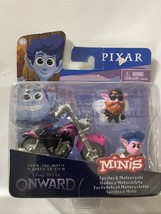 Disney / Pixar Onward Minis Sprites &amp; Motorcycle Figure 2-Pack - £7.90 GBP