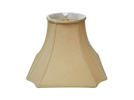 Royal Designs Square Inverted Cut Corner Lamp Shade in Antique Gold, 8 x... - $87.95