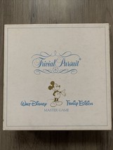 Vintage 1985 Walt Disney Trivial Pursuit Master Game Family Edition Complete - £36.72 GBP