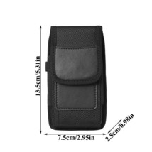 Unisex Mobile Phone Waist Bag Men Women Small Nylon Cell Phone Storage Bag Hangi - £11.04 GBP