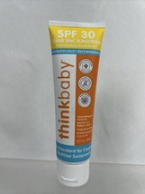 Thinkbaby Clear Zinc Sunscreen Broad Spectrum SPF 30 3 oz 3/24 COMBINE SHIP - £4.00 GBP