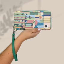 Frank Lloyd Wright Saguaro Sunrise Wristlet Wallet - $47.40