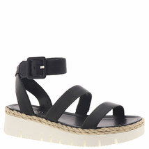 Franco Sarto Jackson Leather Platform Sandals Women&#39;s 6.5 - £44.73 GBP