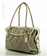 EXTRA LARGE TAUPE COACH ADDISON SPECTATOR BUSINESS SATCHEL! - $182.16