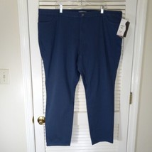 Dickies Women&#39;s Perfect Shape Pants Size 24WR Slimming Skinny Blue Caree... - $24.95