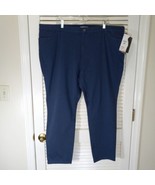 Dickies Women's Perfect Shape Pants Size 24WR Slimming Skinny Blue Career NEW - $24.95