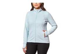Mondetta Ladies&#39; Jacquard Full-Zip Active Jacket, Blue Small - $24.74