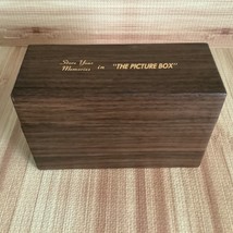 Vintage Photo Storage Box Brown 10 x 6 x 4 in Holds 800 Pictures - $339.23 MXN
