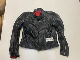 FLM Vintage Leder Motorradjacke Label 54 Achselhöhle/Achselhöhle 48.3cm (mc594) - £44.06 GBP