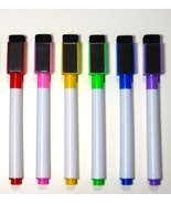 100 Assorted Color Dry Erase Low-Odor Markers with Cap-Mounted Eraser &amp; ... - £18.63 GBP