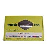 ONN 4K Pro Google TV Streaming Device w Dolby Atmos/Dolby Vision, New 2024 Model - $79.99
