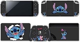 Stitch Vinyl Skin Decal Stickers For Nintendo Switch Oled Model 2021, Anime, 223 - £28.34 GBP