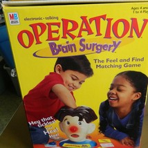 Operation Brain Surgery Electronic Talking Find and Feel Game--COMPLETE - $22.00