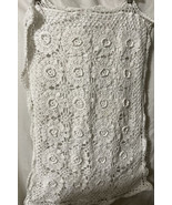 Decorative Floral Crocheted Top White Pillowcase Stain - €14,10 EUR