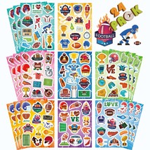 216PCS American Football Stickers, Rugby Theme Stickers Non-Repeating, Super Bo - $14.84