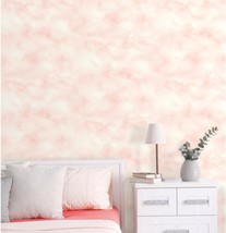 Pink Cloud Peel And Stick Wallpaper From Roommates. - £34.78 GBP