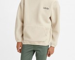 Levi&#39;s Men&#39;s Relaxed Fit Cozy Up Hoodie in Sahara Khaki-2XL - £29.62 GBP