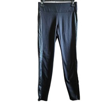 Black Faux Leather Stripe Dress Pants Size XS - $24.75