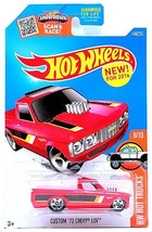 Hot Wheels - Custom &#39;72 Chevy LUV: HW Hot Trucks #8/10 - #148/250 (2016) *Red* - £2.35 GBP