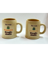 Braumeiseters Kraft-Malz .4 Liter Stoneware Beer Mug Stein 3.75&quot; Vintage... - £18.91 GBP