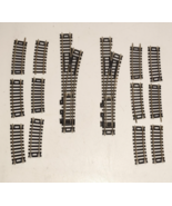 HO Atlas Track Lot of 14 Manual Turnouts and 12 Short Curved Sections - $17.99