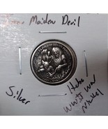 HOBO 50 Years Of Iron Maiden Devil Made From A REAL Silver War Nickel SI... - $280.61 MXN