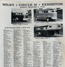 1968 Miley Trailer Co Advertisement Horse Trailers Working Transportatio... - $463.47 MXN 1968 Miley Trailer Co Advertisement Horse Trailers Working Transportatio... - $463.47 MXN