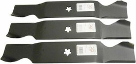 3 Mower Blade Set for 54&quot; Deck Poulan Husqvarna Craftsman GT5000 GT6000 DGS 6500 - £45.65 GBP