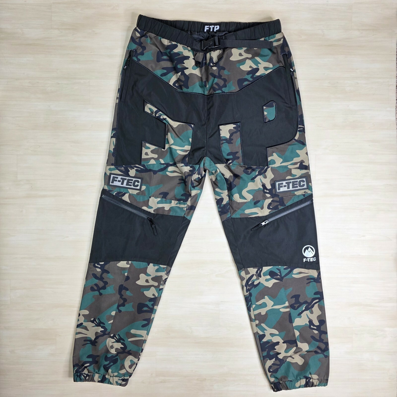 FTP F-Tec Woodland Camo Snow Pants Water Repellant Streetwear Men&#39;s Size XL - $247.39