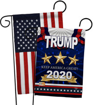 Keep America Great Trump - Impressions Decorative USA Applique Garden Flags Pack - £24.66 GBP