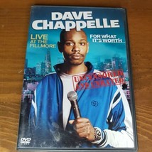Dave Chappelle - For What Its Worth (DVD, 2005) Live at the Fillmore  - £3.10 GBP